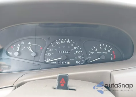 2000 Ford Escort Zx2 z USA, uszkodzony, nr VIN 3FAKP1137YR120639